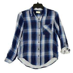 Lucky Brand Shirt Womens XS‎ Chic Minimal Modern Femme Softluxe Indie Elevated